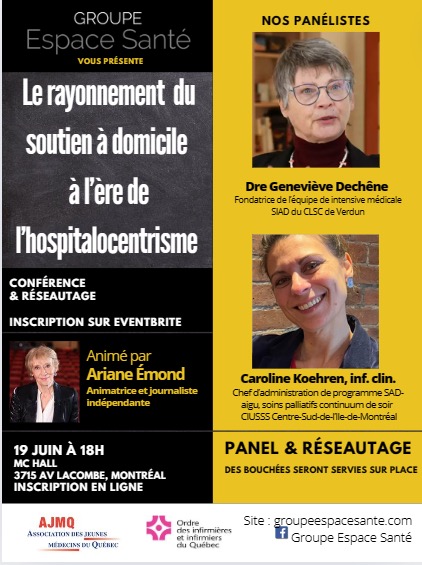Le rayonnement du soutien à domicile à l'ère de l'hospitalocentrisme